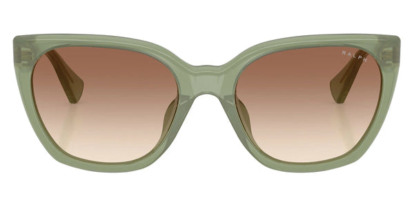 Shiny Milky Green / Light Brown Gradient / 56-18-145