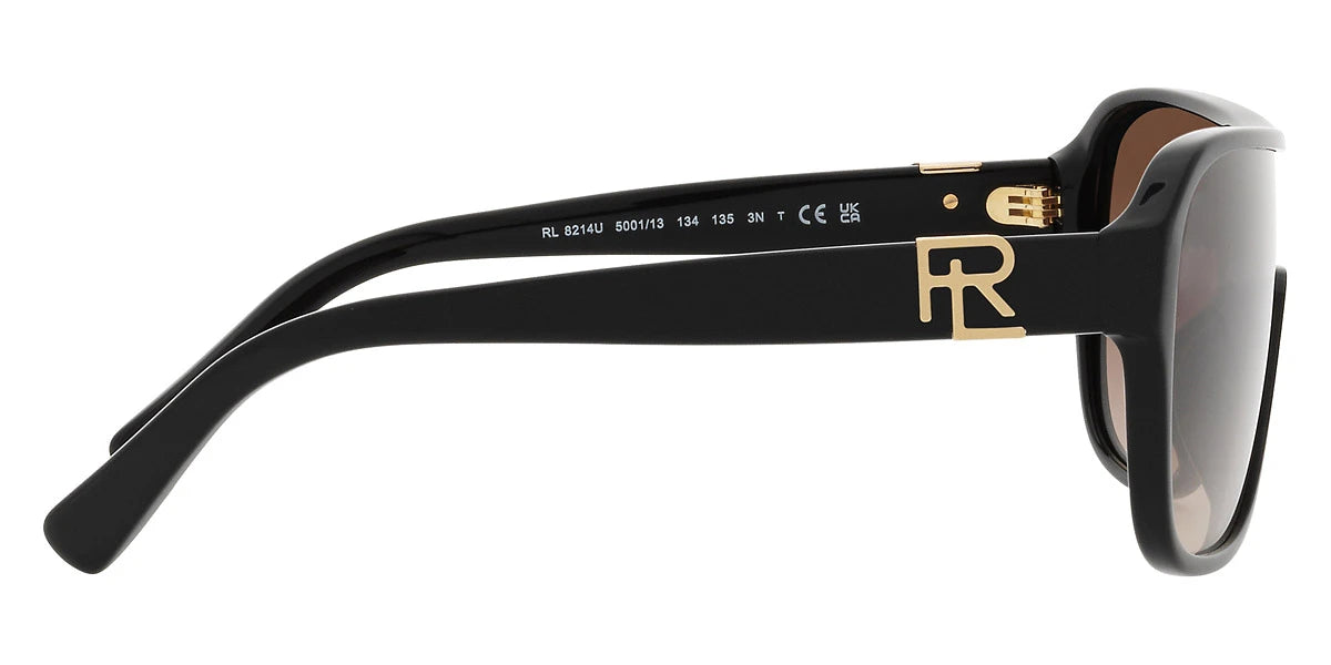 RALPH LAUREN RL8214U 500113 34 - Black / Gradient Brown