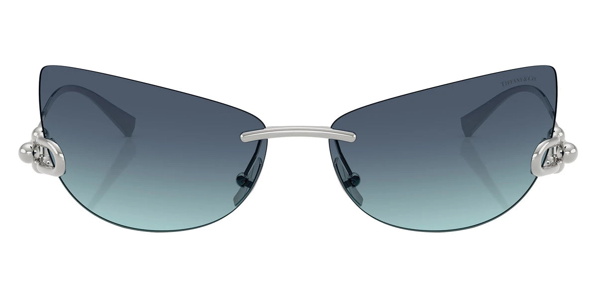 TIFFANY TF3112K 62139S 72 - Silver Gold Plated / Azure Gradient Blue