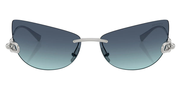 Silver Gold Plated / Azure Gradient Blue / 72-15-115