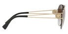 VERSACE VE2184 12526U 61 - Pale Gold / Gradient Brown Mirrored Gold