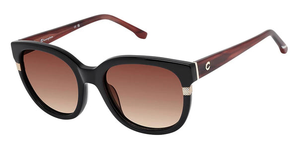 Black/Burgundy / Dark Brown Gradient Polarized / 55-20-140