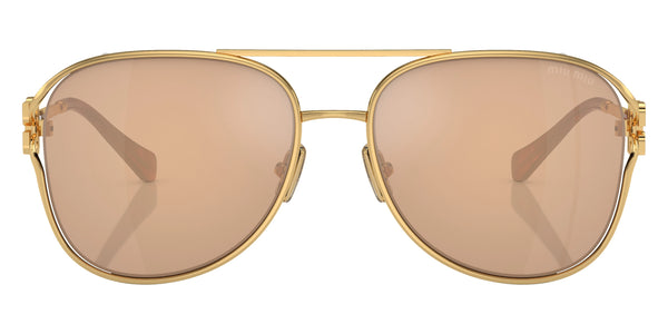 Gold / Light Orange Mirrored Internal Silver / 58-17-130