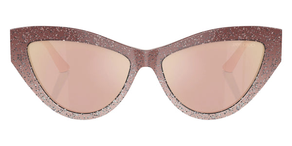 Pink Gradient Glitter / Pink Mirrored Rose Gold / 55-15-140