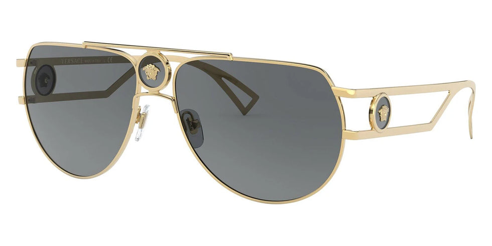 VERSACE VE2225 100287 60 - Gold / Gray