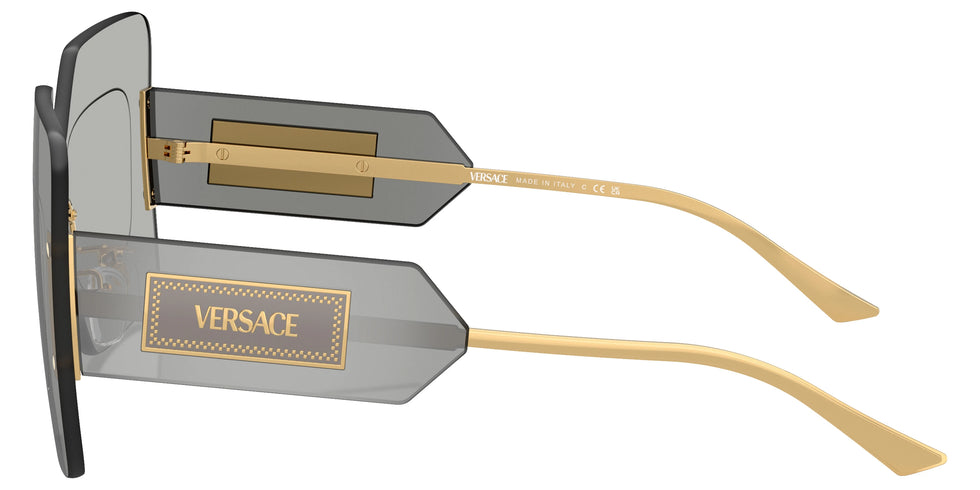 VERSACE VE2277 10018V 42 - Mirrored Silver / Mirrored Silver