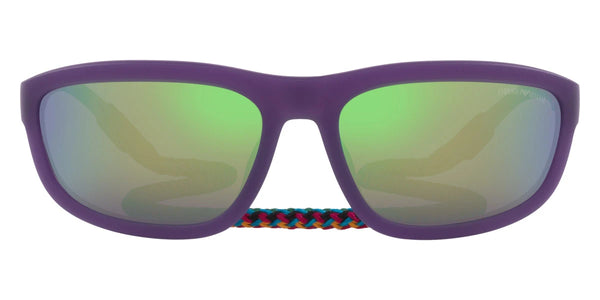 Matte Opaline Purple / Gray Mirrored Green / 64-18-125