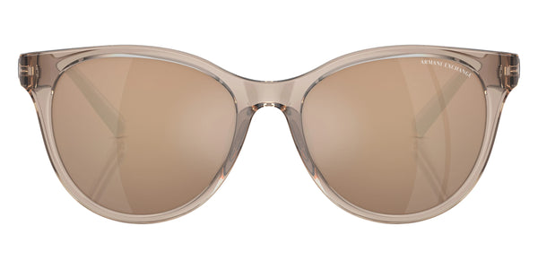 Shiny Transparent Brown / Brown Mirrored Gold / 54-17-140