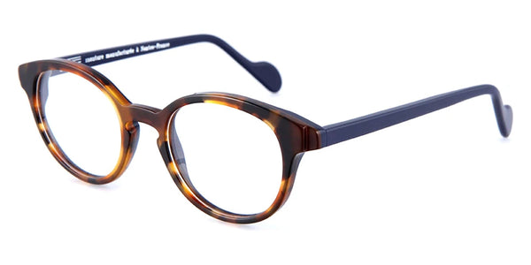 Brown Tortoiseshell/Blue / 46-21