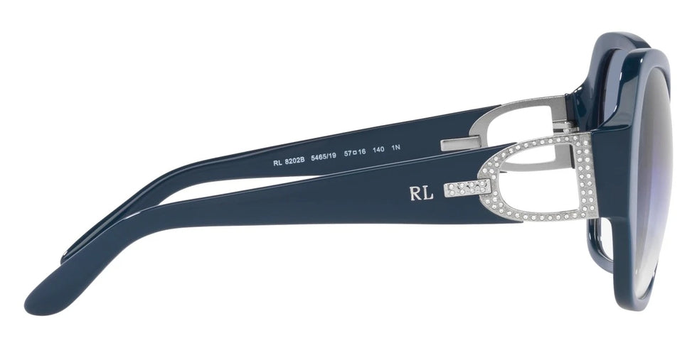 RALPH LAUREN RL8202B 546519 57 - Shiny Navy Blue / Gradient Blue/Clear