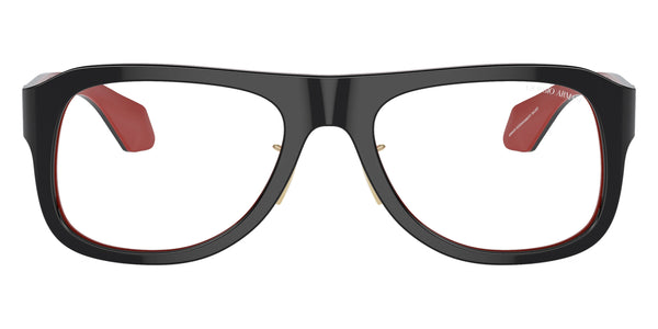 Black/Red Inside / Clear Blue Light Filter Mirrored / 54-19-140