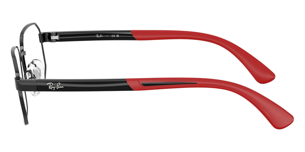 Ray-Ban RY1060 4005 48 - Black/Black on Rubber Red