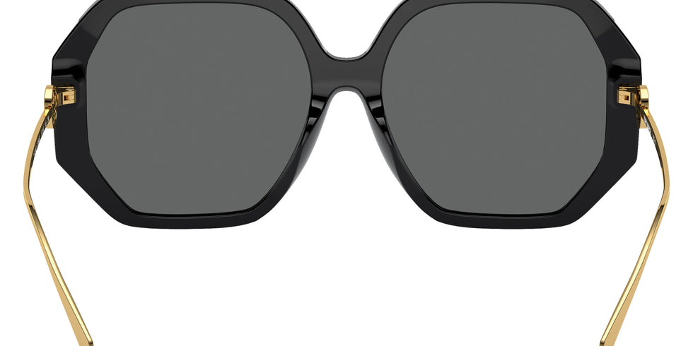 Tory Burch TY7204D 170987 57 - Black/Shiny Gold / Dark Gray