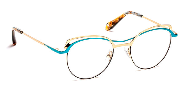 Black Satin/Turquoise/Shiny Pink Gold / 47-18-140