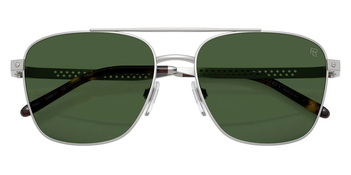 RALPH LAUREN RL7091 946671 58 - Semi Shiny Silver / Bottle Green
