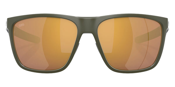 Matte Olive / Gold Mirrored Polarized / 62-16-130