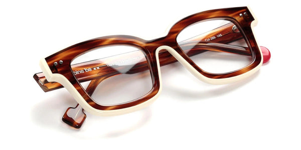 Shiny Blonde Veined Tortoise/Shiny Ivory / 46-21-145