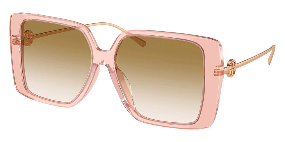 Tory Burch TY7205D 199413 56 - Transparent Pink/Shiny Rose Gold / Gradient Light Brown