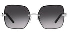 Tory Burch TY6080 31618G 58 - Silver / Light Gray Gradient