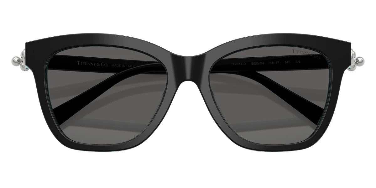 TIFFANY TF4241D 8055S4 54 - Black on TIFFANY Blue / Dark Gray