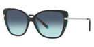 TIFFANY TF4190 80559S 57 - Black on TIFFANY Blue / Azure Gradient Blue