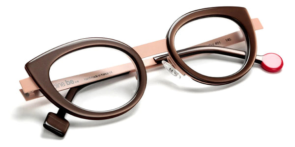 Matte Glossy Brown/Satin Nude / 46-22-145