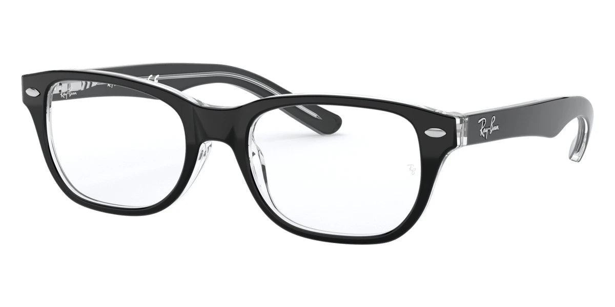 Ray-Ban RY1555 3529 46 - Black On Transparent