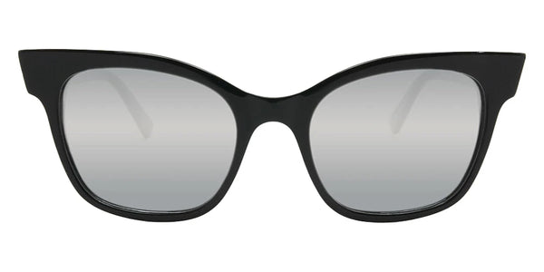 Shiny Black / Gray Silver Mirrored Lenses / 51-20-145