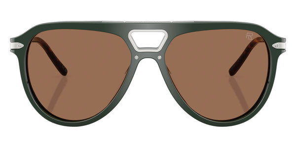 Forest Green/Semi Shiny Silver / Brown / 58-16-145