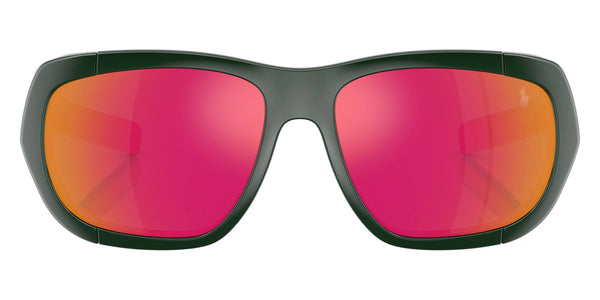 Shiny Green / Orange Mirrored Red / 58-16-145