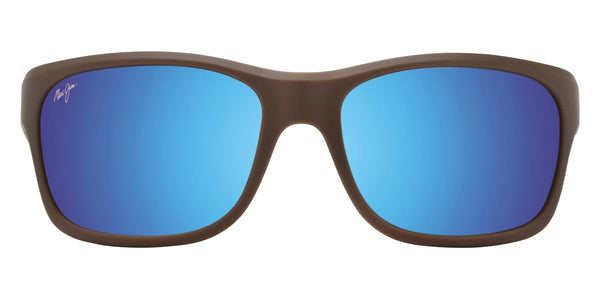 Matte Solid Brown / Blue Hawaii / 63-18-130