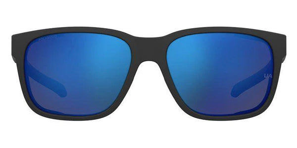 Matte Black / Gray Blue Mirrored Silver Polarized O / 58-16-145