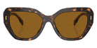 Tory Burch TY7194U 172883 55 - Dark Tortoise / Solid Dark Brown Polarized