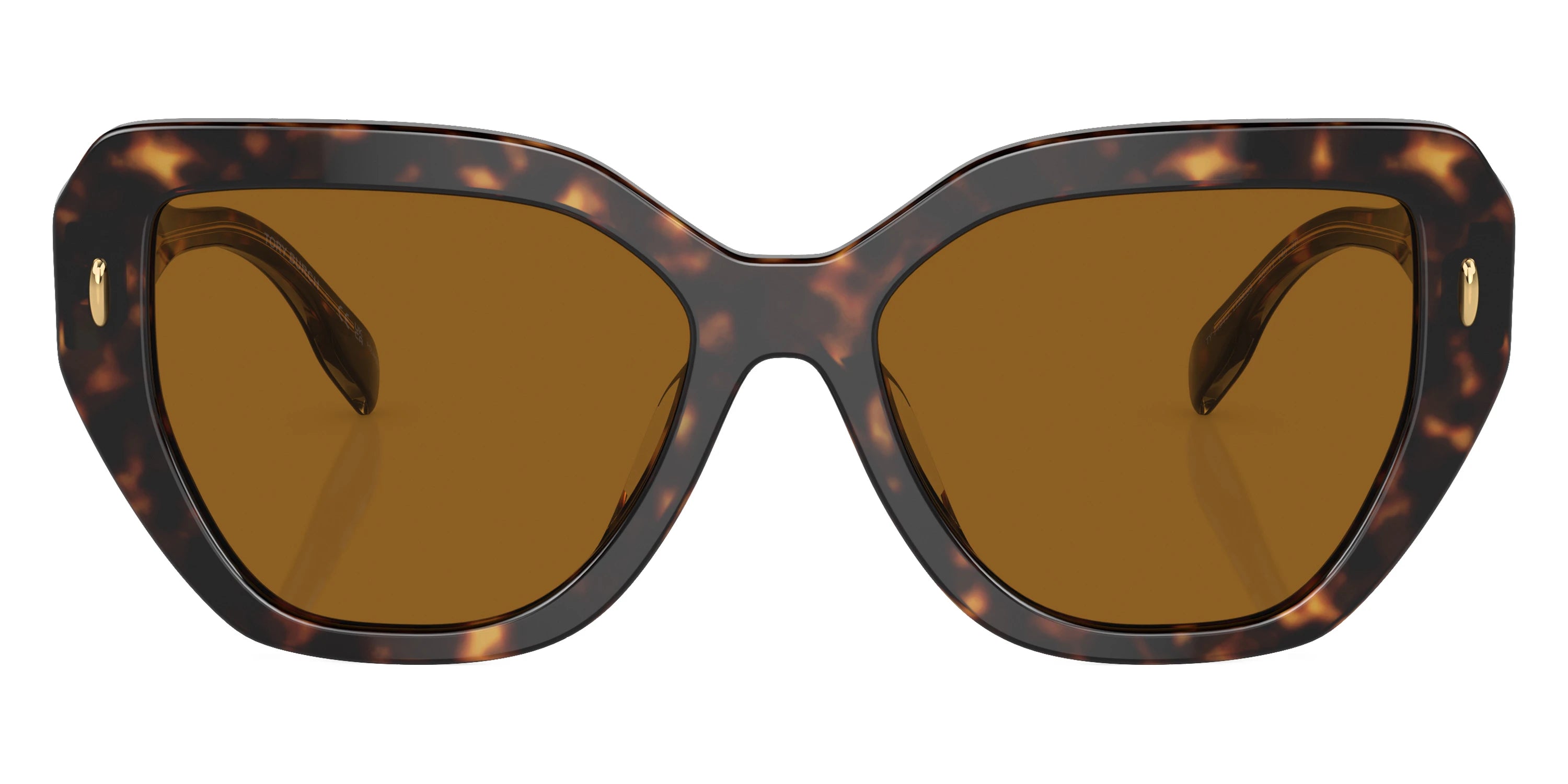 Tory Burch TY7194U 172883 55 - Dark Tortoise / Solid Dark Brown Polarized