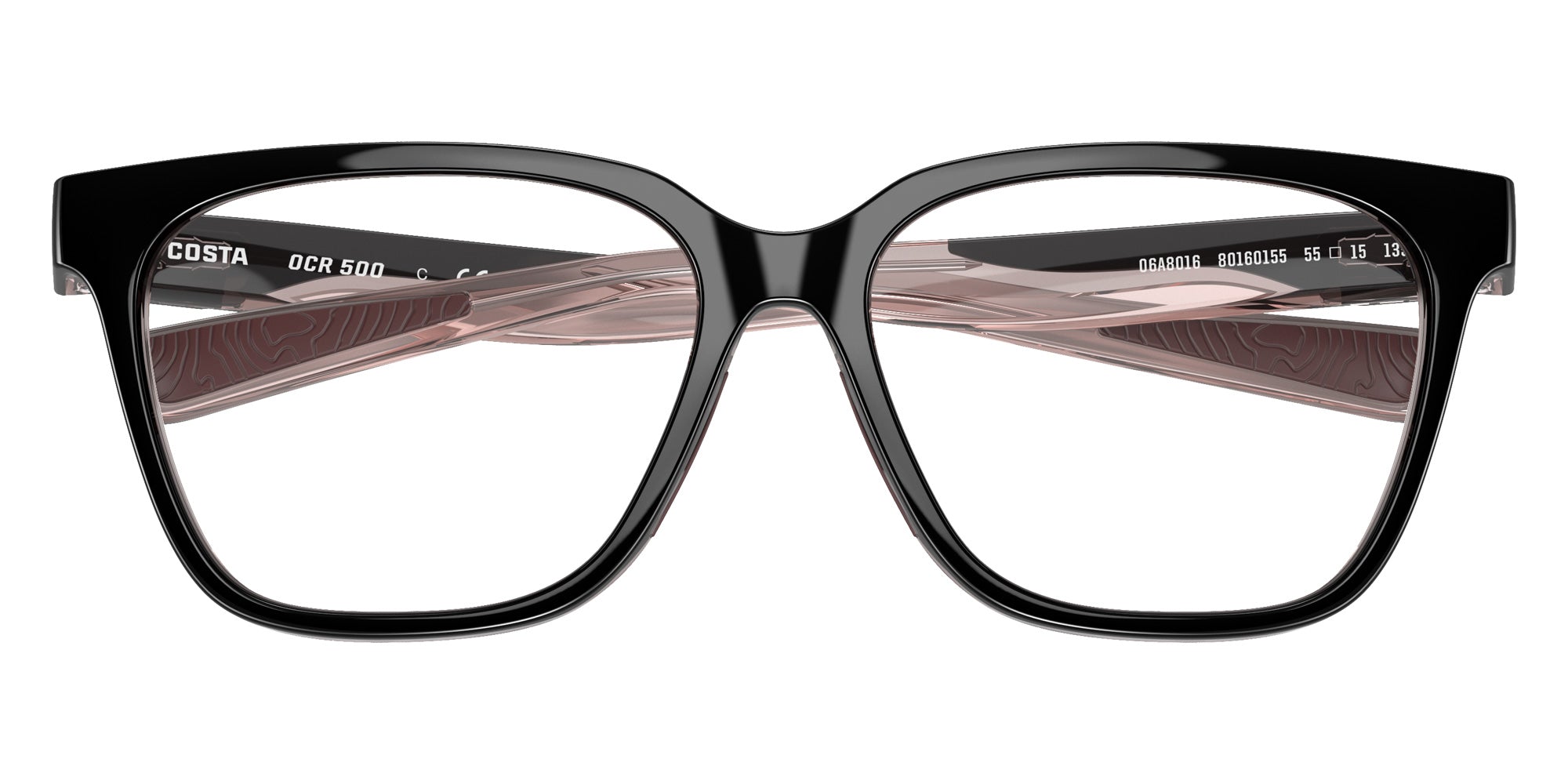 COSTA 6A8016 Ocean Ridge 500 801601 53 - Black Smoke Blush Crystal #id:6a8016801601_s:100120