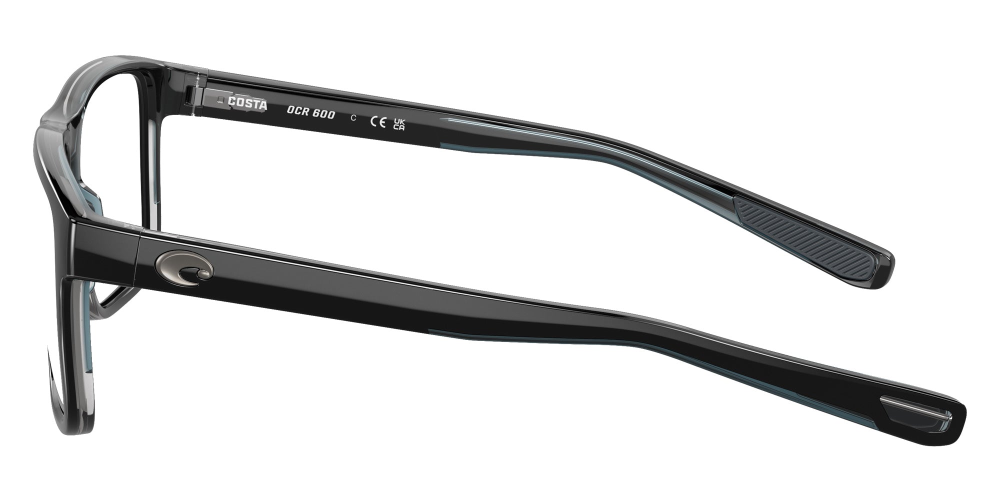 COSTA 6A8019 Ocean Ridge 600 801901 54 - Black/Smoke/Teal Crystal #id:6a8019801901_s:100110