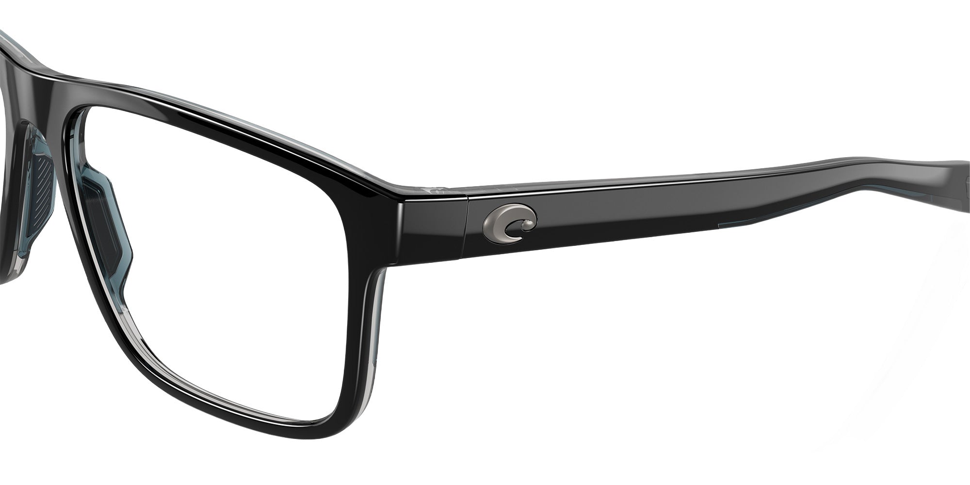 COSTA 6A8019 Ocean Ridge 600 801901 54 - Black/Smoke/Teal Crystal #id:6a8019801901_s:100125