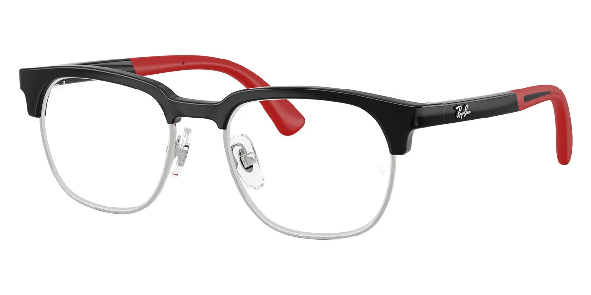 Ray-Ban RY1641 3928 46 - Black on Silver on Rubber Red