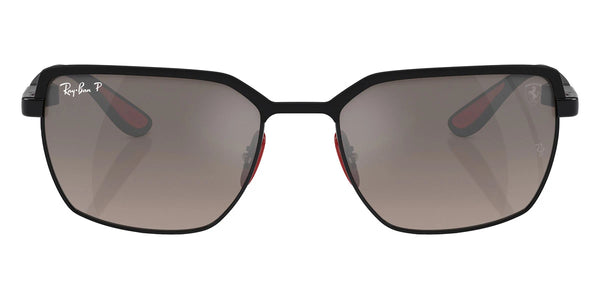 Black/Black / Gray Mirrored Polarized / 58-19-145