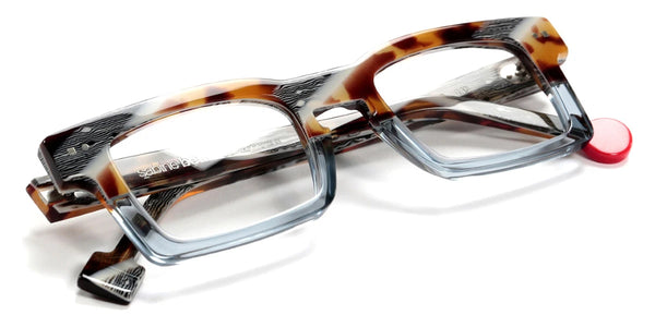 Shiny Vintage Tortoise/Shiny Translucent Gray Blue / 48-20-145