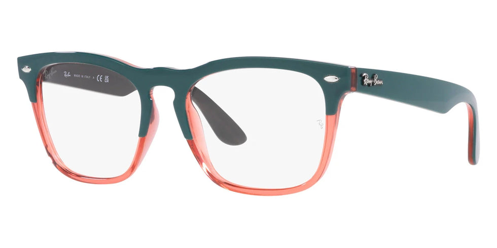 Ray-Ban RX4487VF 8194 54 - Dark Green on Transparent Light Red