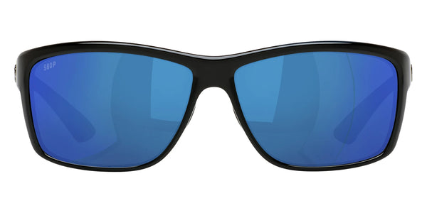 Shiny Black / Blue Mirrored Polarized / 63-13-130