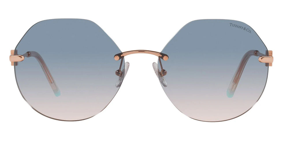 TIFFANY TF3077 616016 60 - Gold / Light Blue Gradient Blue