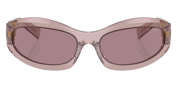 Mauve Transparent / Light Purple Brown / 61-18-130