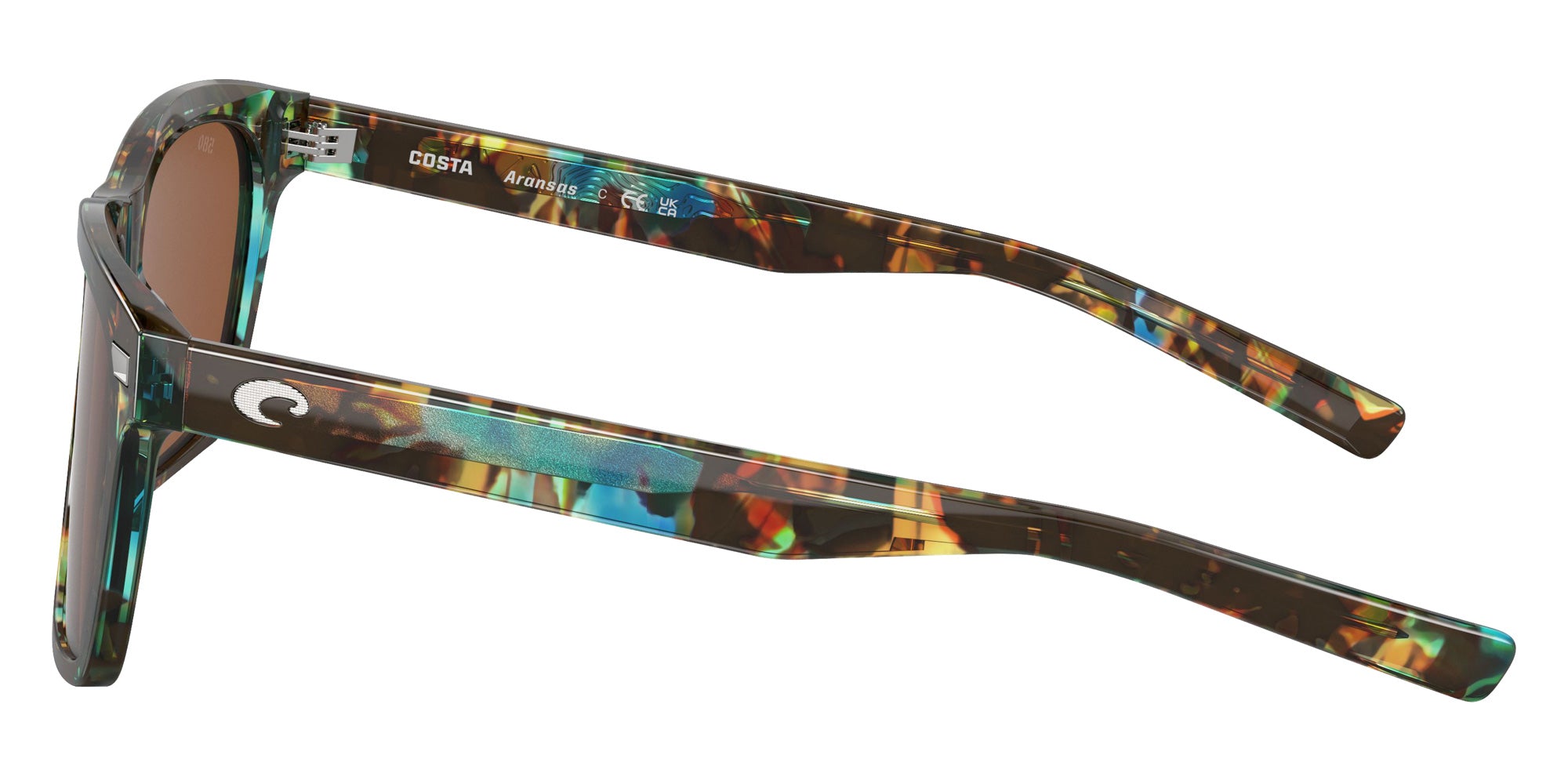 COSTA 6S2005 Aransas 200505 58 - Shiny Ocean Tortoise / Copper Polarized #id:6s2005200505_s:100110