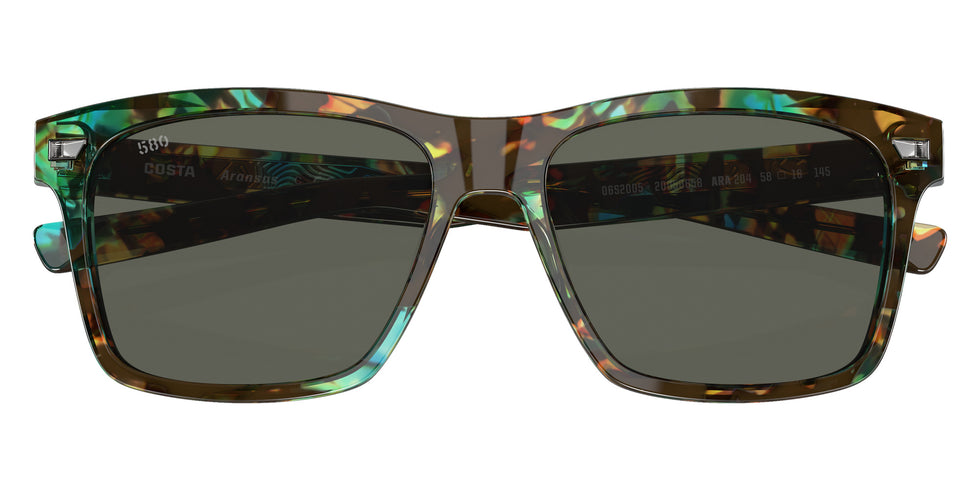 COSTA 6S2005 Aransas 200506 58 - Shiny Ocean Tortoise / Gray Polarized #id:6s2005200506_s:100120
