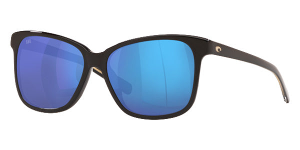 COSTA 6S2009 May 200901 57 - Shiny Black / Blue Mirrored Polarized #id:6s2009200901_s:100100
