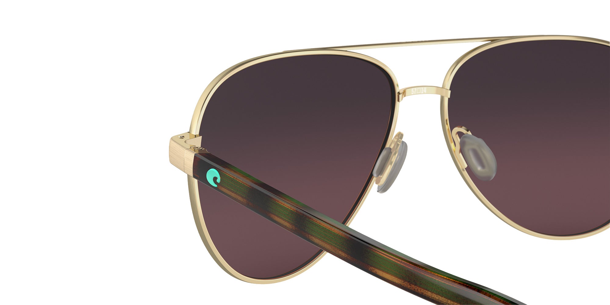 COSTA 6S4002 Peli 400226 57 - Brushed Gold / Rose Gradient Polarized #id:6s4002400226_s:102135
