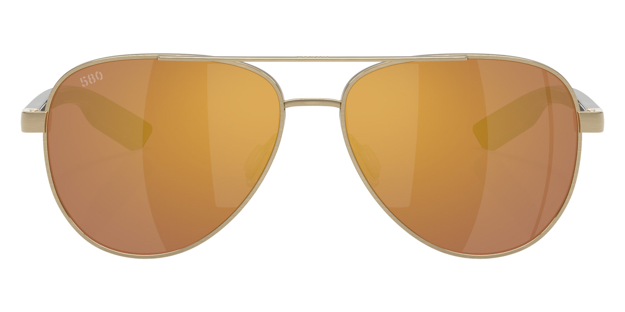 COSTA 6S4002 Peli 400230 57 - Brushed Gold / Gold Mirrored Polarized #id:6s4002400230_s:108100