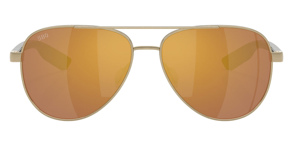 COSTA 6S4002 Peli 400230 57 - Brushed Gold / Gold Mirrored Polarized #id:6s4002400230_s:108100